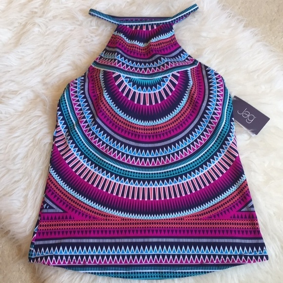 Jag halter swim top Very Berry Tribal Essence XS - Picture 1 of 5